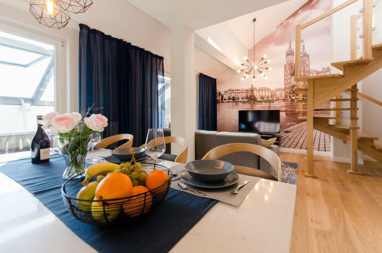 크라쿠프 Kazimierz Penthouse With Private Terrace 아파트 외부 사진