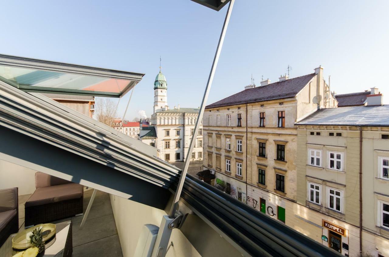 크라쿠프 Kazimierz Penthouse With Private Terrace 아파트 외부 사진